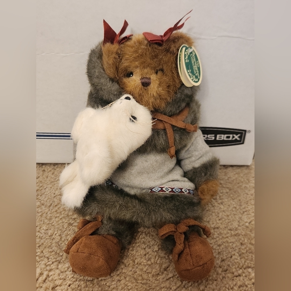 The Bearington Collection Rick and Slick Limited‎ Retired Plush Seal Winter  #W